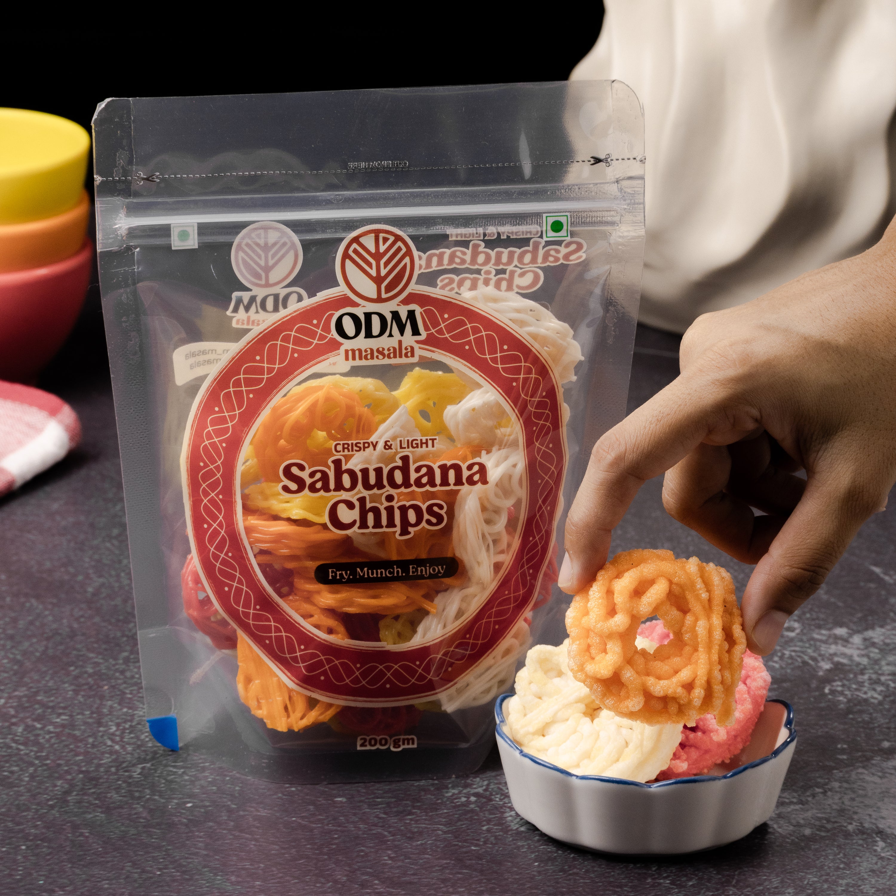 ODM Sabudana Chips (Ready-to-Fry Sago Wafers) - ready-to-fry crispy snack | Durga Masala