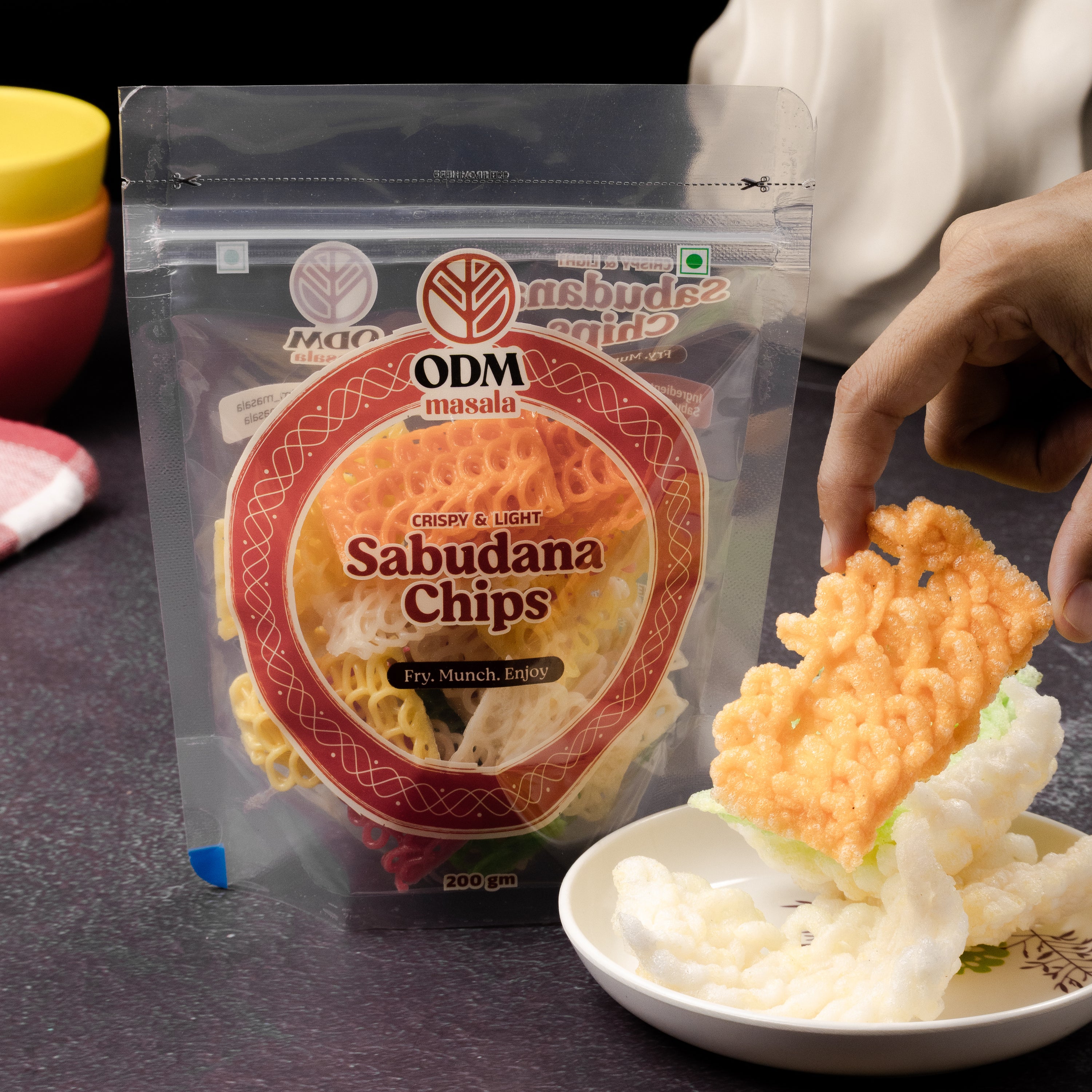 ODM Sabudana Chips (Ready-to-Fry Sago Wafers) - ready-to-fry crispy snack | Durga Masala