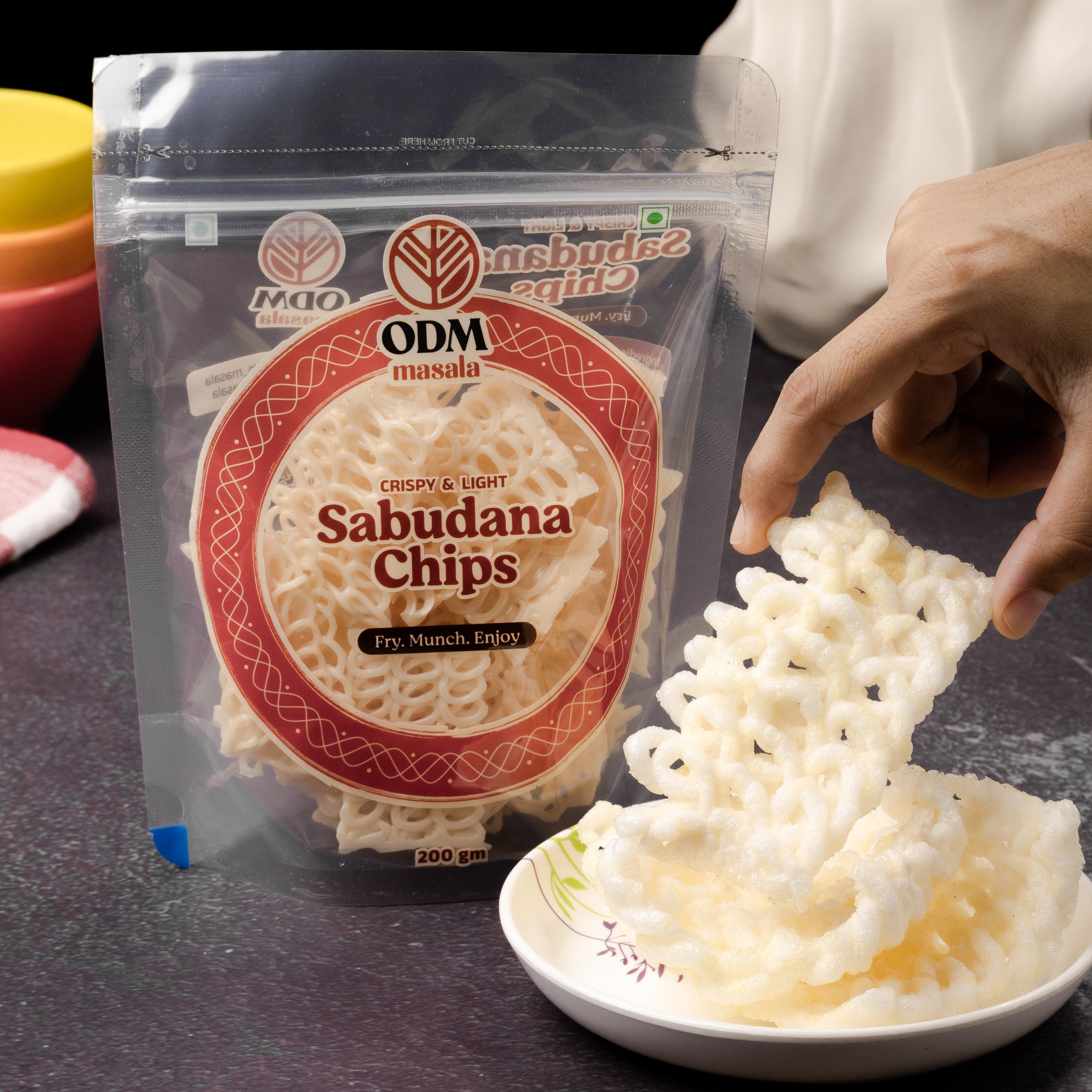 ODM Sabudana Chips (Ready-to-Fry Sago Wafers) - ready-to-fry crispy snack | Durga Masala