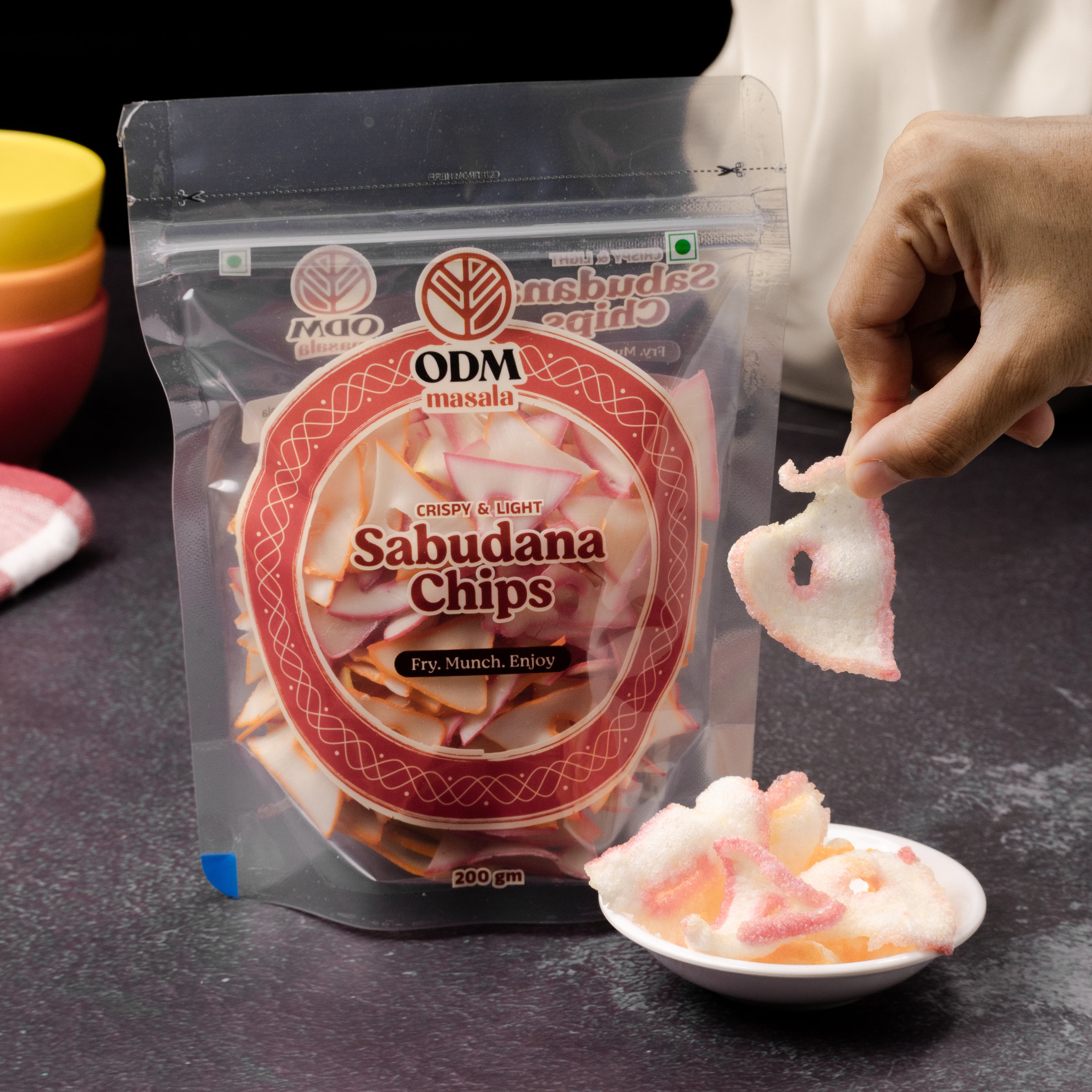 ODM Sabudana Chips (Ready-to-Fry Sago Wafers) - ready-to-fry crispy snack | Durga Masala