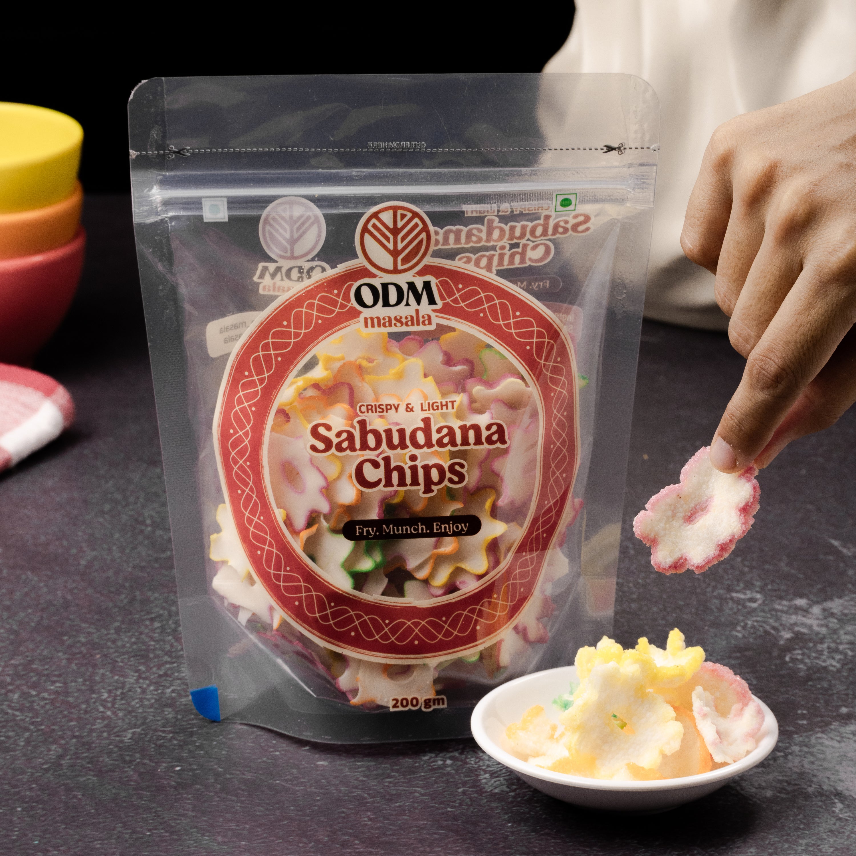 ODM Sabudana Chips (Ready-to-Fry Sago Wafers) - ready-to-fry crispy snack | Durga Masala