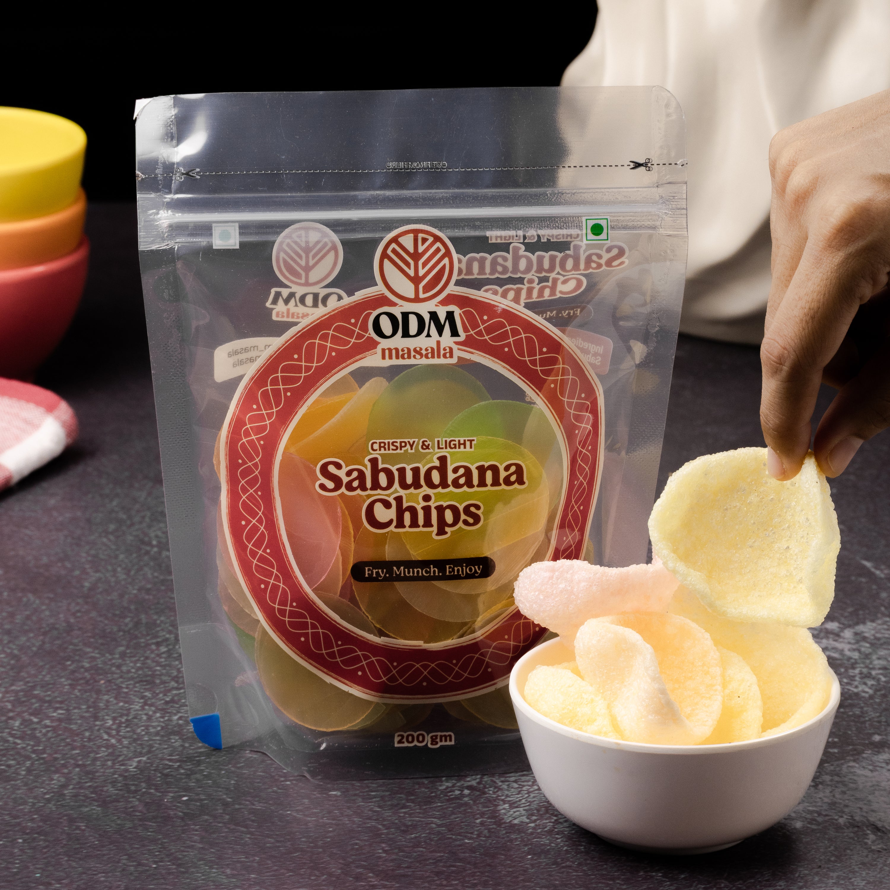 ODM Sabudana Chips (Ready-to-Fry Sago Wafers) - ready-to-fry crispy snack | Durga Masala