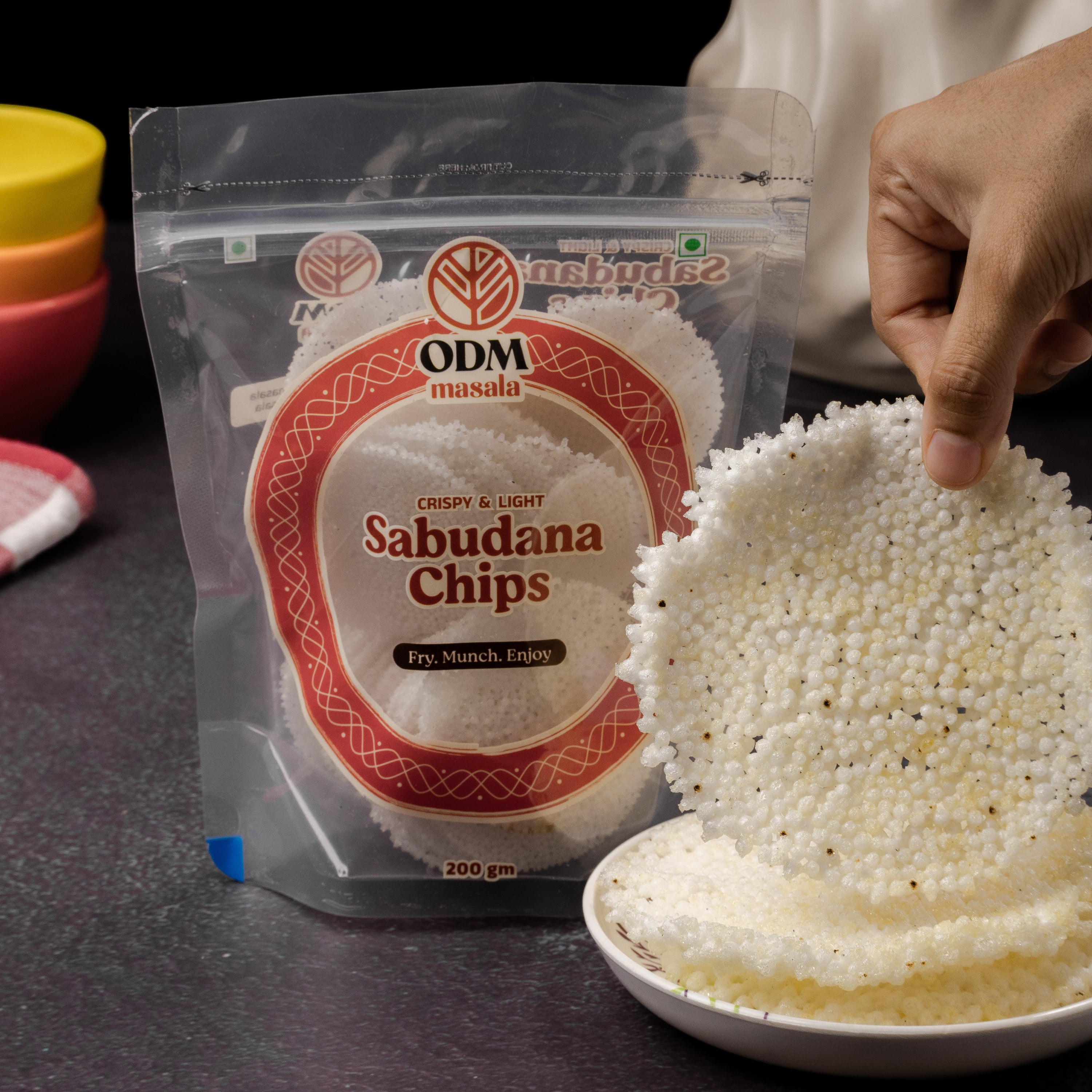 ODM Sabudana Chips (Ready-to-Fry Sago Wafers) - ready-to-fry crispy snack | Durga Masala