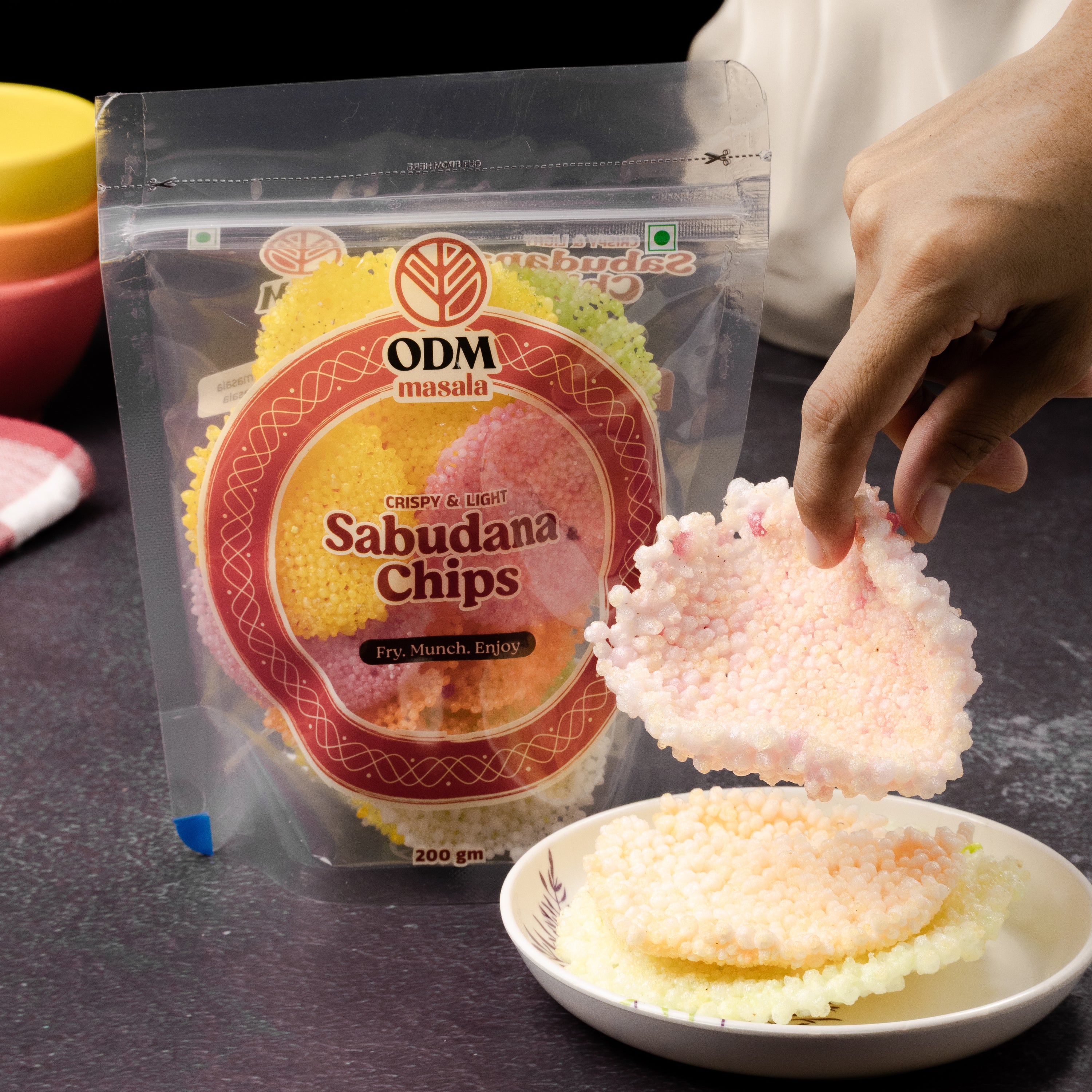 ODM Sabudana Chips (Ready-to-Fry Sago Wafers) - ready-to-fry crispy snack | Durga Masala