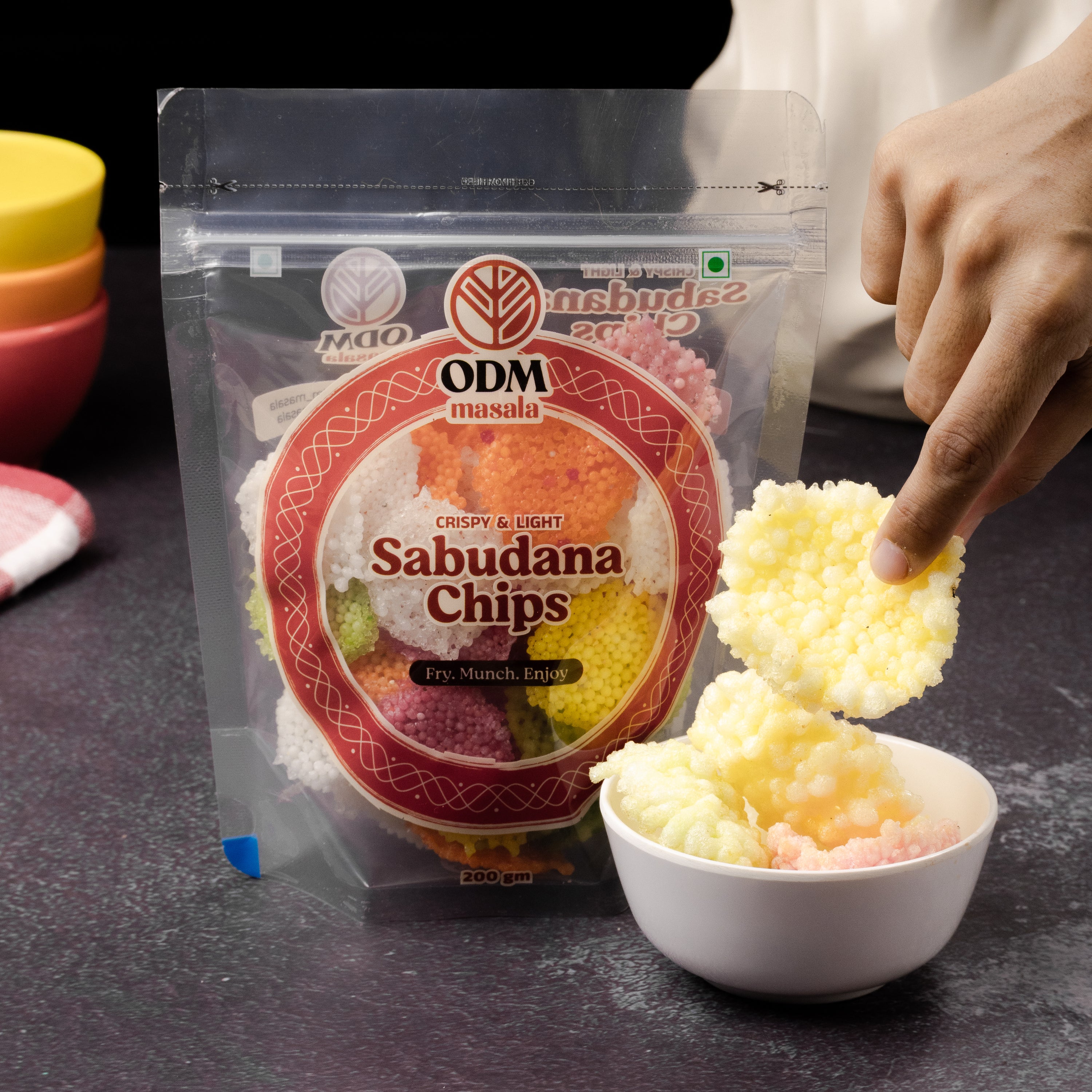 ODM Sabudana Chips (Ready-to-Fry Sago Wafers) - ready-to-fry crispy snack | Durga Masala