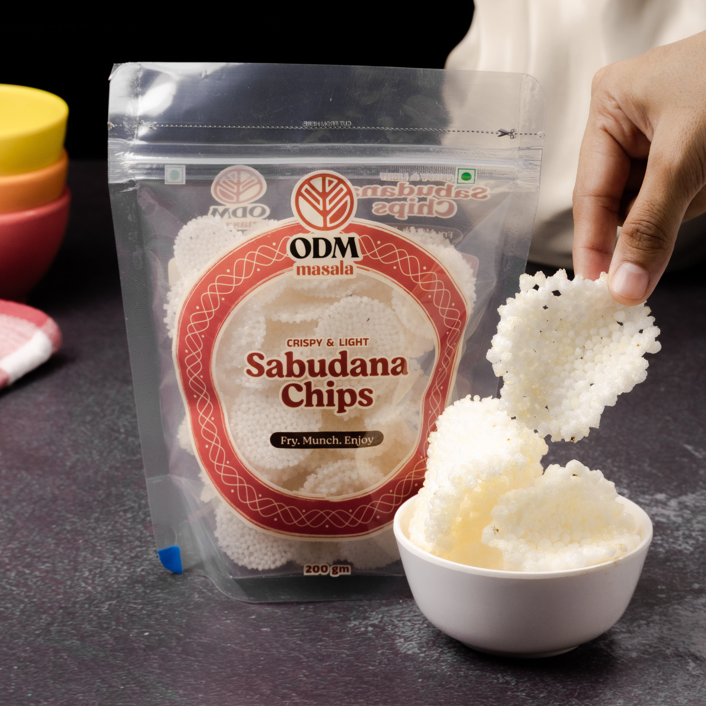 ODM Sabudana Chips (Ready-to-Fry Sago Wafers) - ready-to-fry crispy snack | Durga Masala