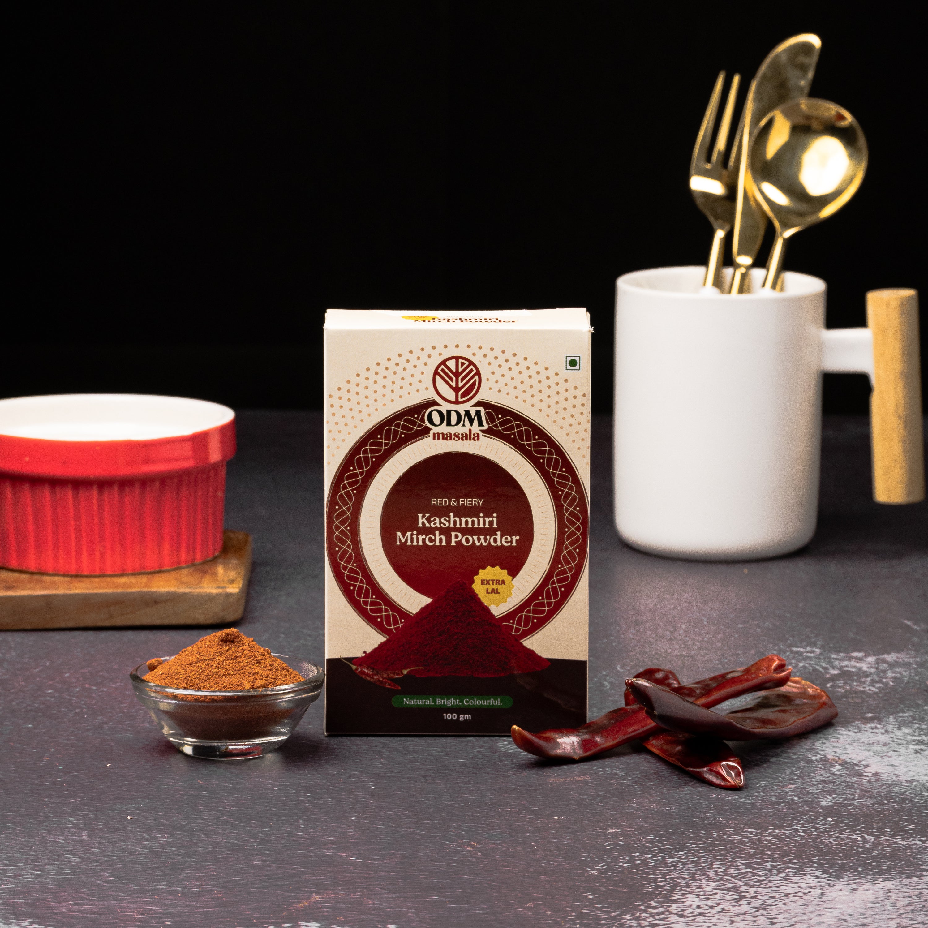 ODM Kashmiri Mirch Powder - bold flavour, no artificial colour | Durga Masala