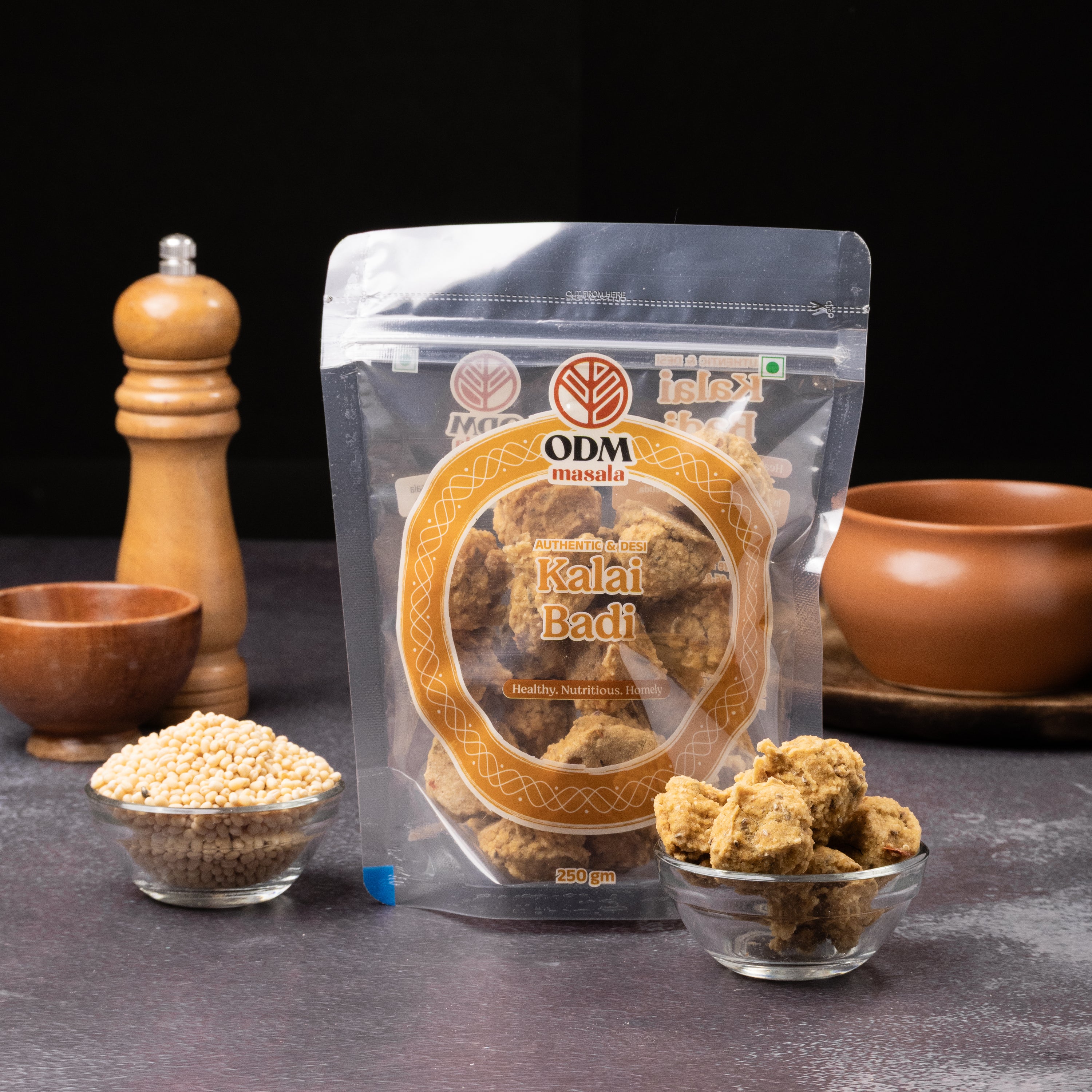 Kalai Masala Badi (Spiced Urad Lentil Dumplings)