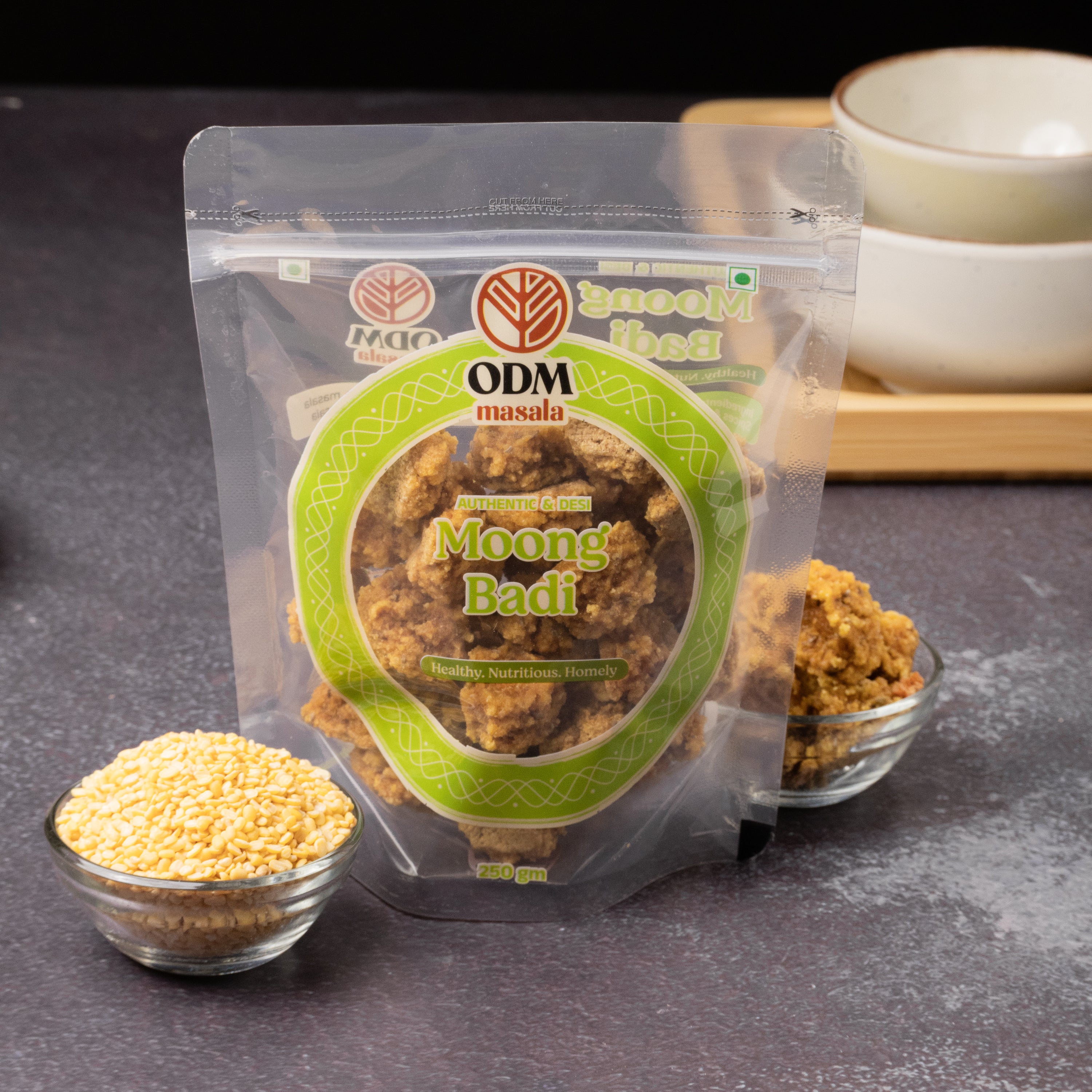 Moong Masala Badi (Spiced Moong Lentil Dumplings)
