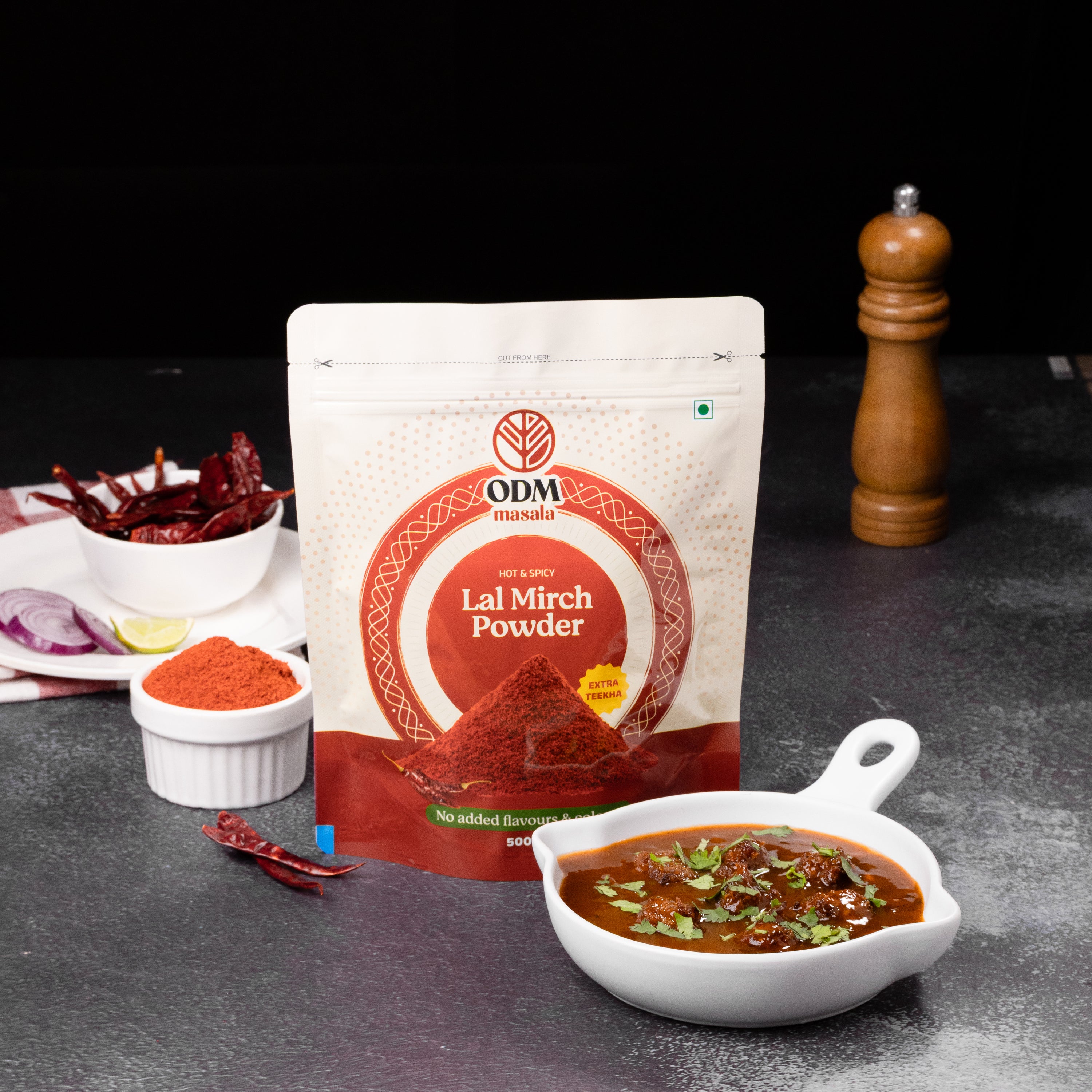 ODM Lal Mirch Powder - bold flavour, no artificial colour | Durga Masala