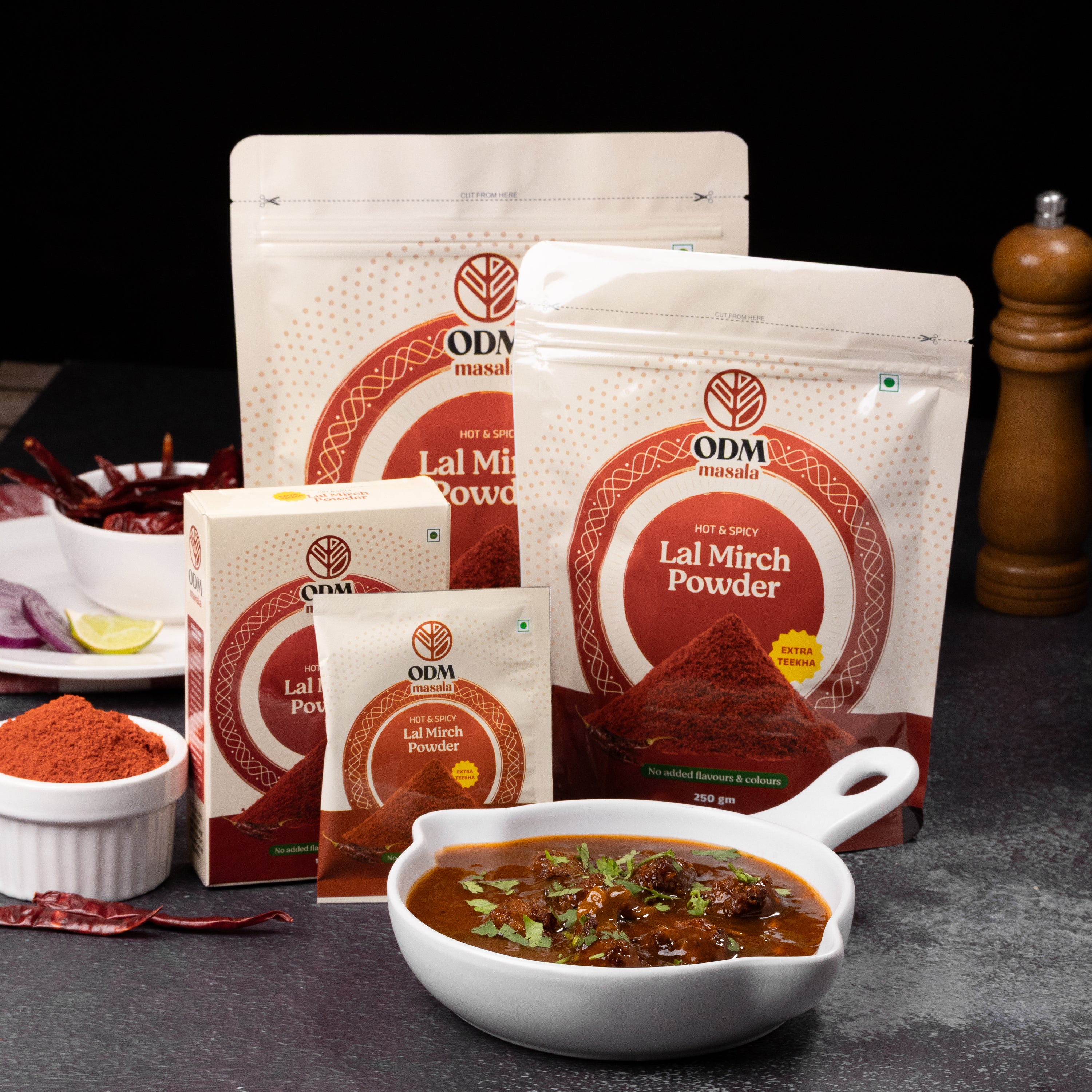 ODM Lal Mirch Powder - bold flavour, no artificial colour | Durga Masala